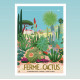 Affiche "La ferme aux cactus" by Monsieur Z