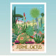 Carte postale " La ferme aux cactus" by Monsieur Z