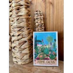 Carte postale " La ferme aux cactus" by Monsieur Z